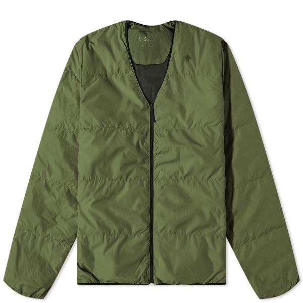Goldwin Down Cardigan Olive Green | END 