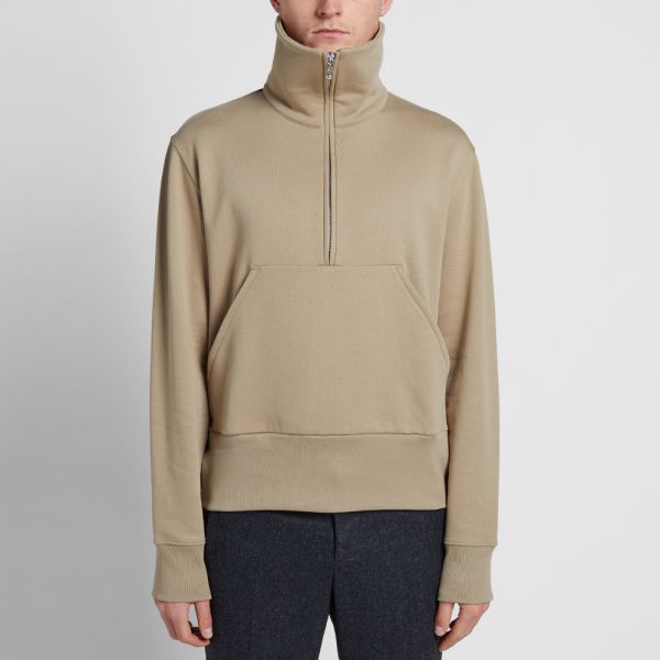 Acne studios fuller half zip sweat Clearance