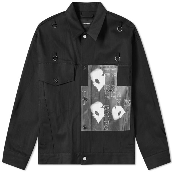 raf simons oversized denim shirt