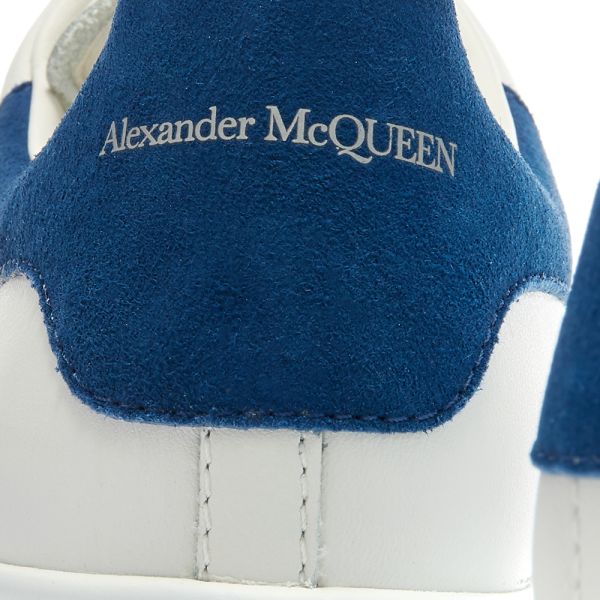Alexander Mcqueen Kids Heel Tab Wedge Sole Sneaker White Paris Blue End Alexander Mcqueen Kids Heel Tab Wedge Sole Sneaker White Paris Blue End