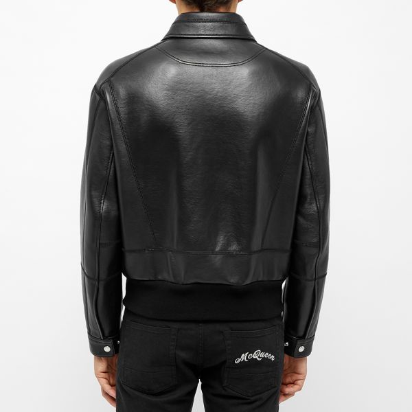 Sb-roscoffShops | Alexander McQueen Leather Bomber Jacket