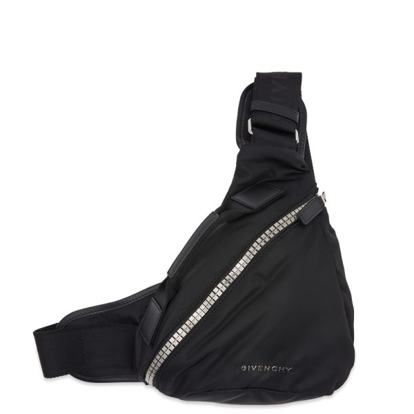 Givenchy GZip Triangle Cross Body Bag Black END. (KR)