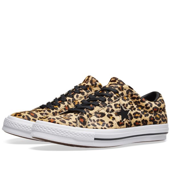 converse one star ox leopard