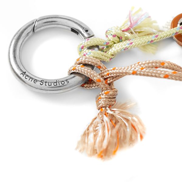 Acne Studiosシェルキーリング Acne Studios - Keyring - Gold/silver