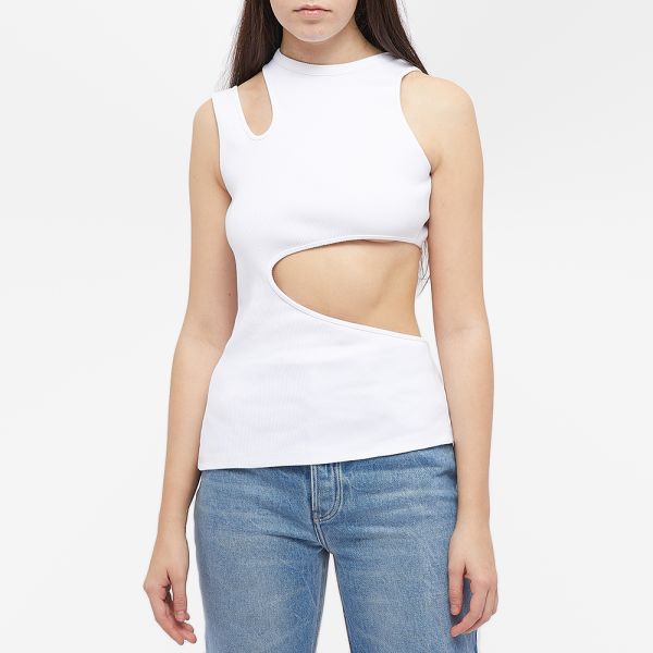 Balmain Cut Out Vest Top White | END. (DE)