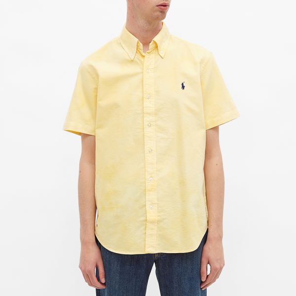 Yellow shirt short sleeve clearance