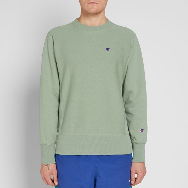 sage green champion hoodie