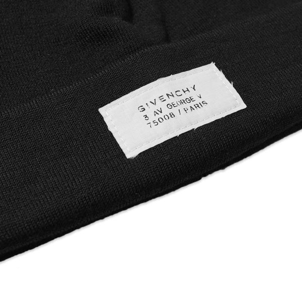 Givenchy Atelier Logo Beanie Black 