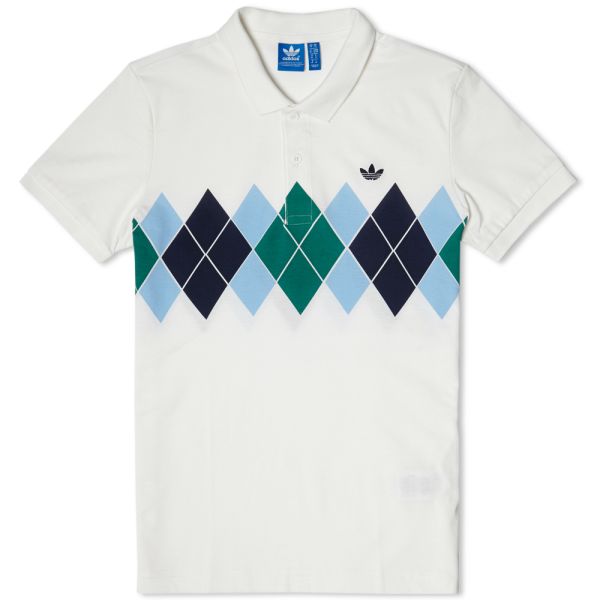 adidas argyle polo