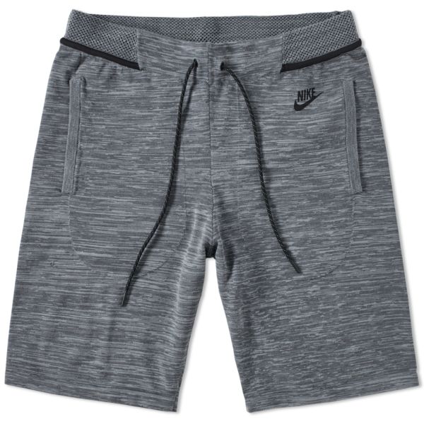 nike tech shorts grey