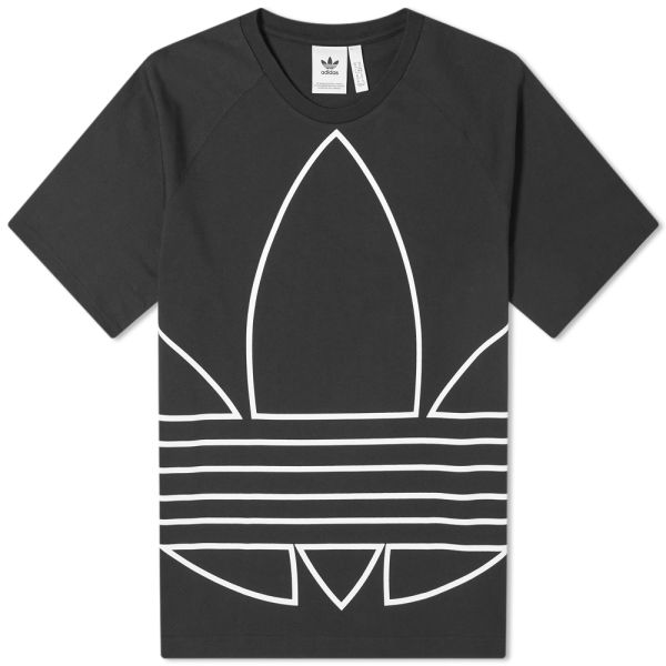 adidas outline tee black