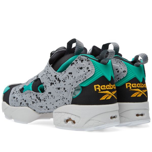 reebok insta pump green