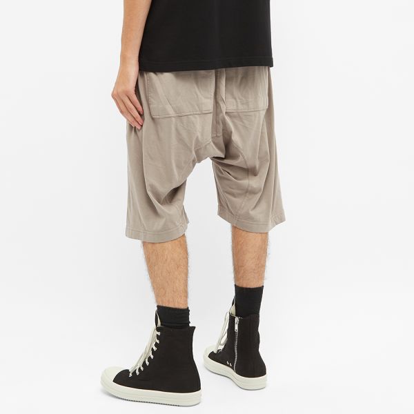 Rick Owens Drkshdw Lightweight Cargo Drawstring Pods Short Putty End