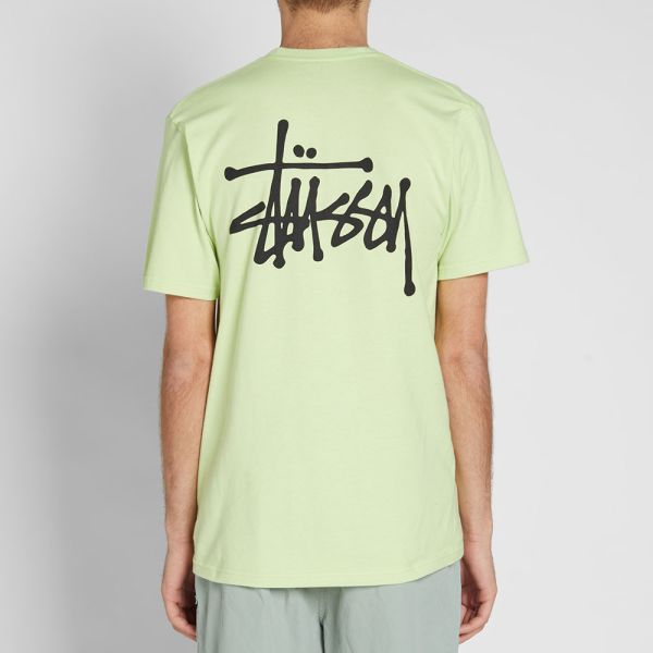 Stussy Basic Stussy Tee Pale Green 