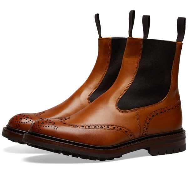 tan brogue dealer boots