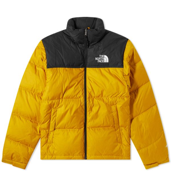 north face coat yellow