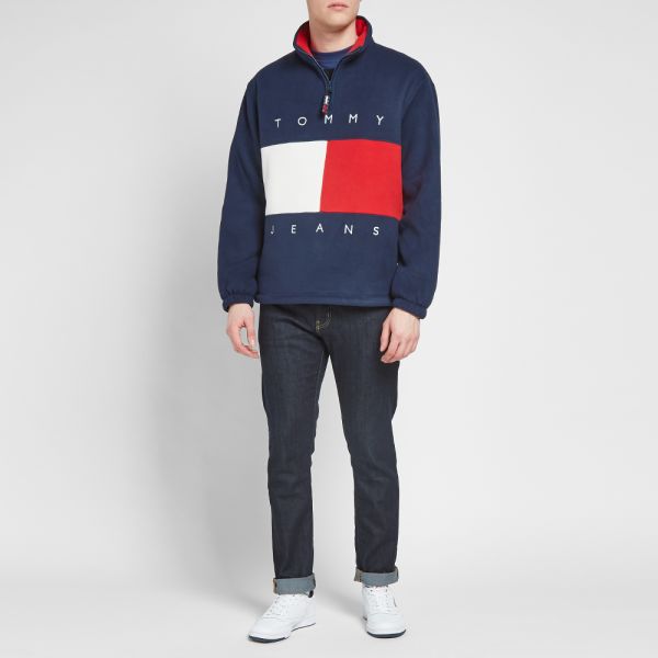 Tommy Jeans Flag Polar Fleece Jacket 