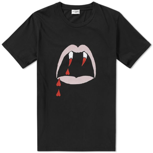 Saint laurent teeth t shirt clearance