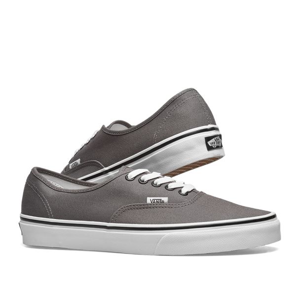 pewter and black vans