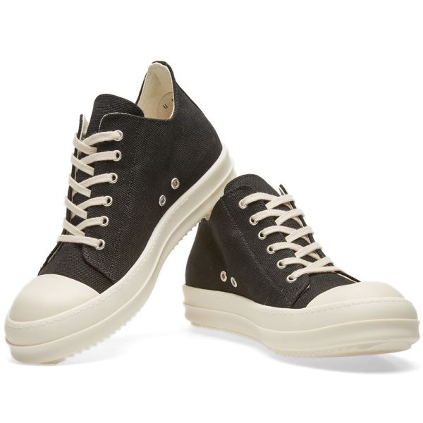 rick owens drkshdw canvas low sneaker