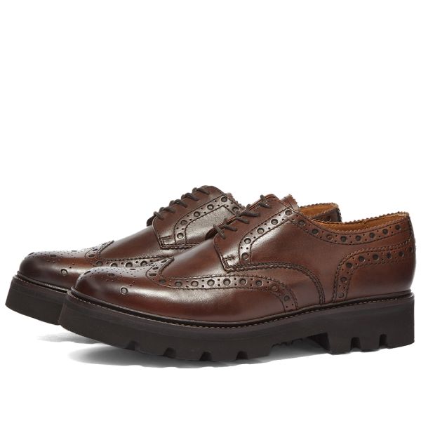 Grenson Archie Lug Brogue Dark Brown 