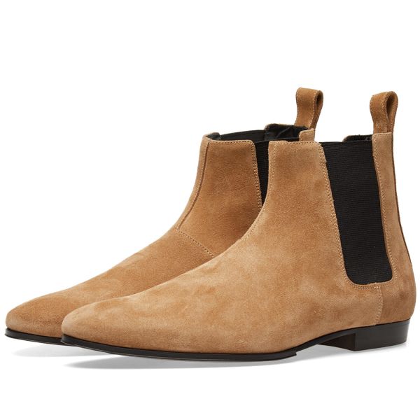 balmain suede boots