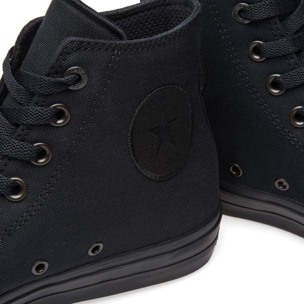 converse chuck taylor hi trainers in triple white