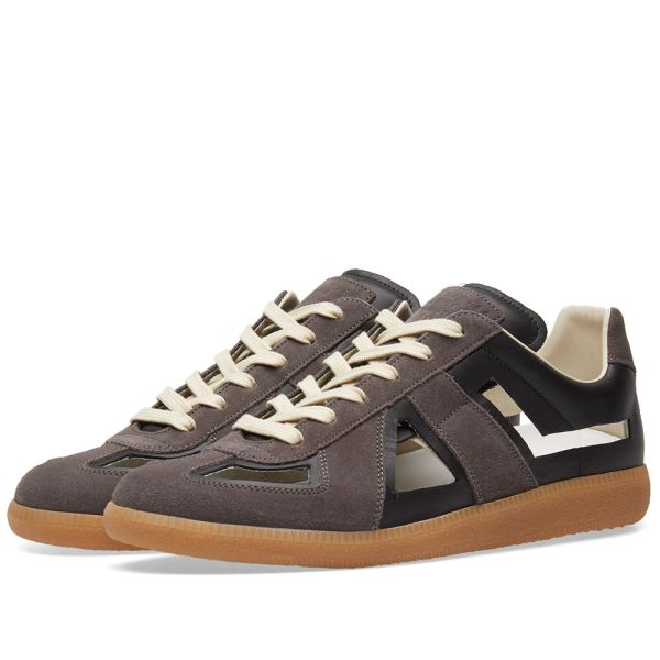 maison margiela cut out sneakers