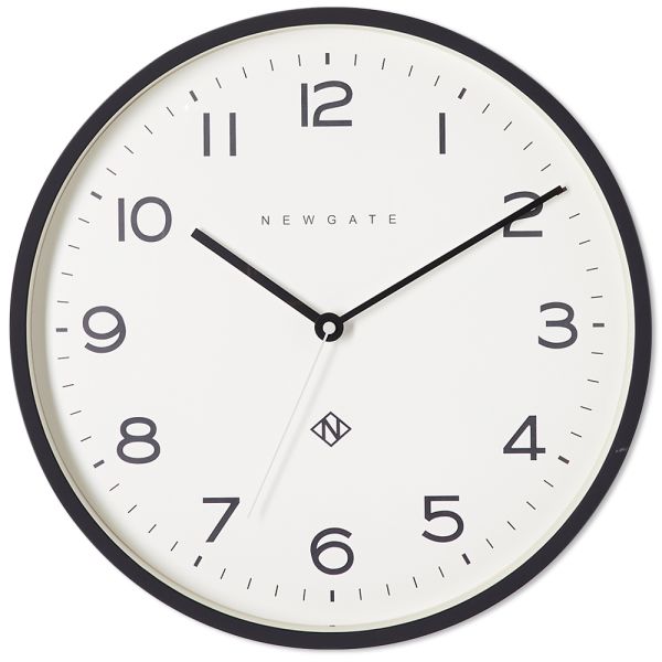 Newgate Clocks Echo Number Three Wall Clock Black END. (US)