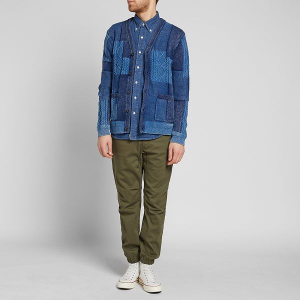 beams plus patchwork cardigan