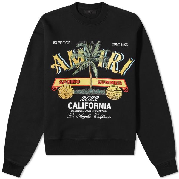 AMIRI Rum Label Crew Neck Sweat