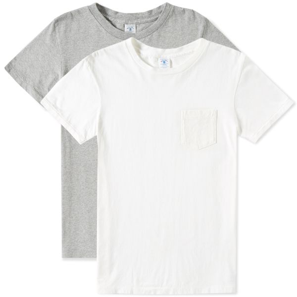 Velva sheen 2 pack pocket tee Clearance