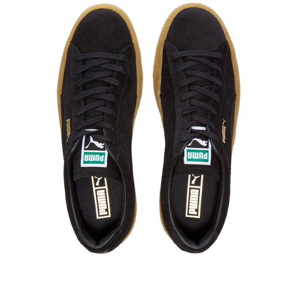puma suede crepe black