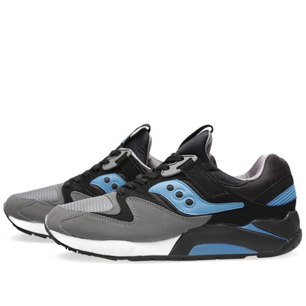 saucony grid 9000 black grey