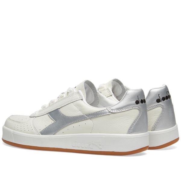 diadora b elite silver