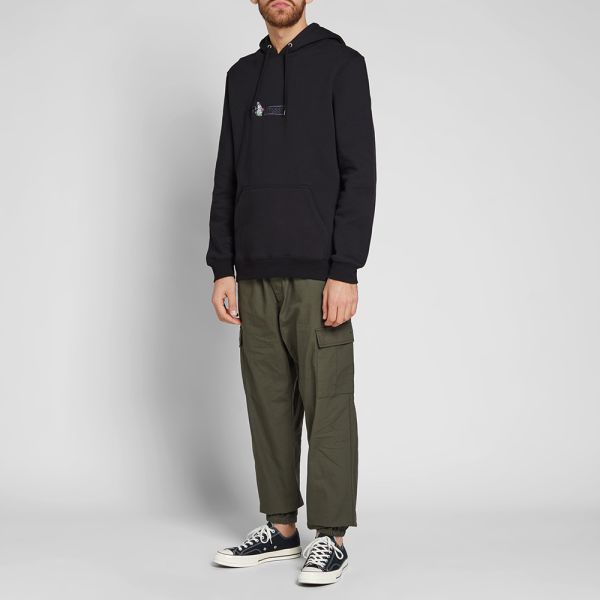 stüssy butterfly applique hood