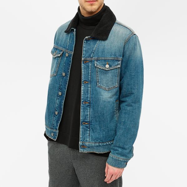 teddy lined denim jacket