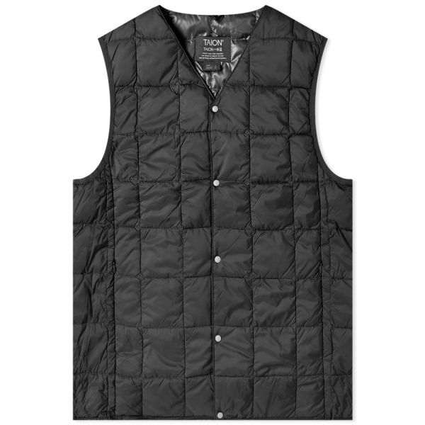 V neck down vest clearance