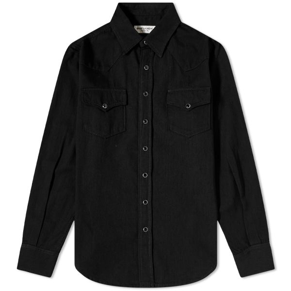 Saint laurent shirt black clearance