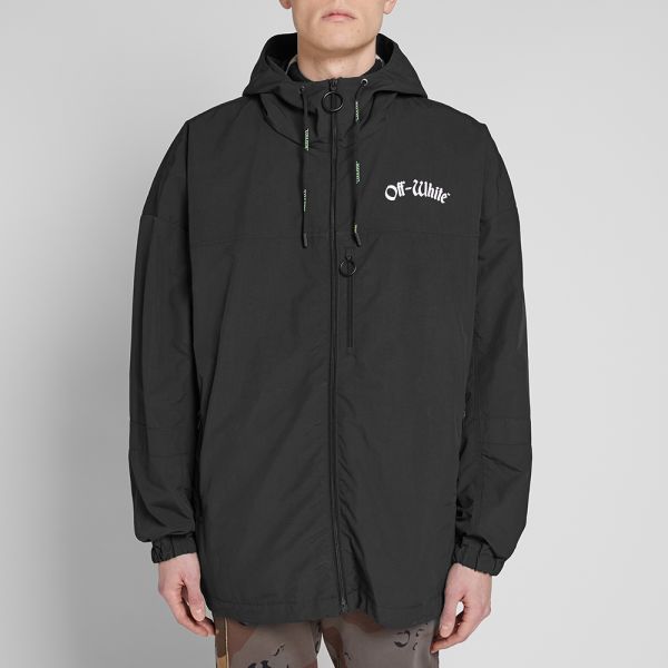 off white impressionism windbreaker