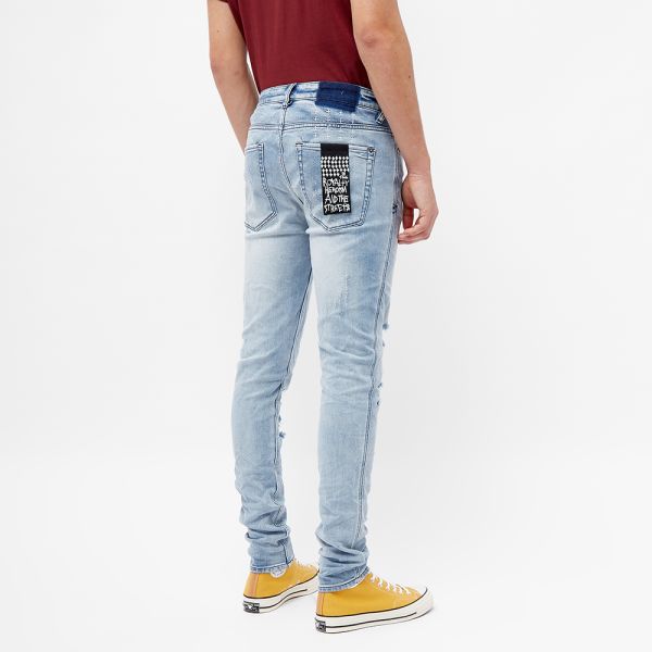 Ksubi van winkle distressed skinny jeans Clearance
