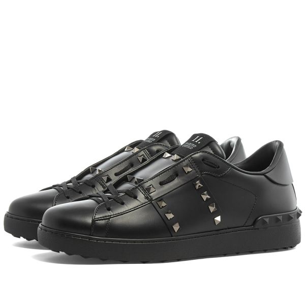 valentino rockstud sneakers black