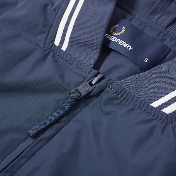 fred perry mens insulated bomber jacket dark airforce