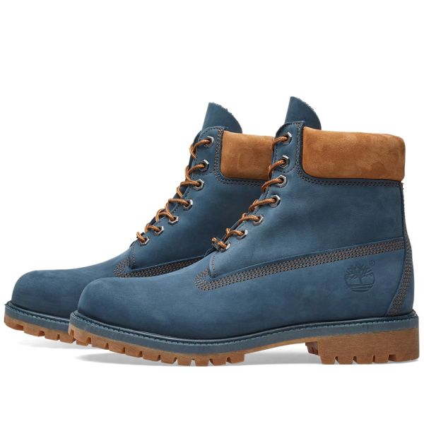 navy nubuck timberlands