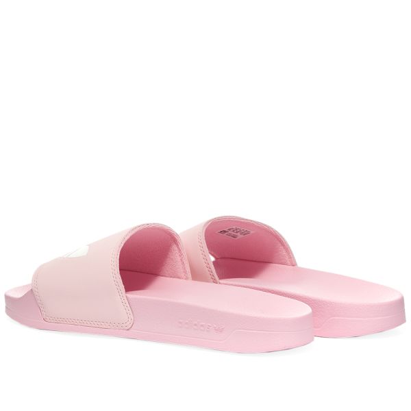adidas adilette pink white