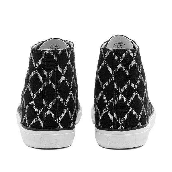Paul Smith Carver Jaquard Logo Hi Top Paul Smith Carver Jaquard Logo Hi Top