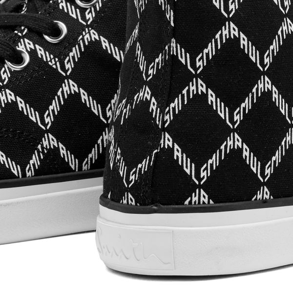 Paul Smith Carver Jaquard Logo Hi Top Paul Smith Carver Jaquard Logo Hi Top