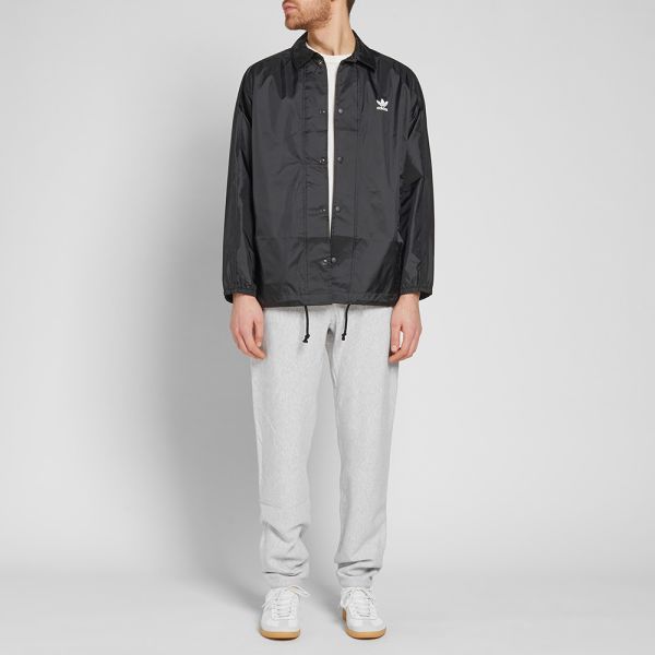 adidas trefoil coach jacket