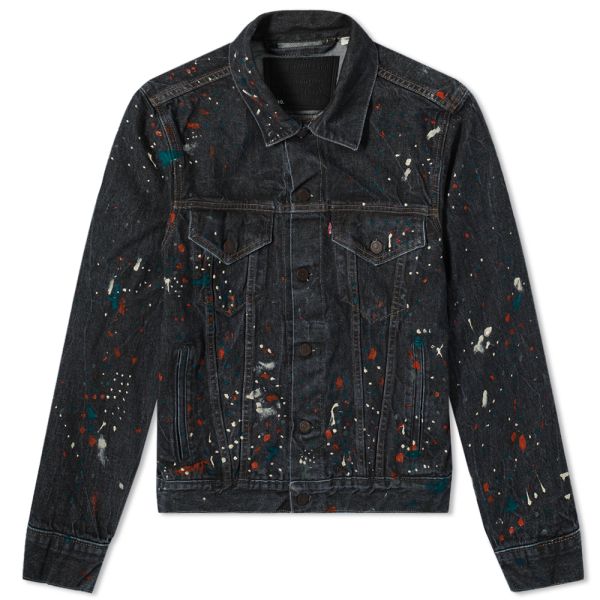 x Levi's 'Painted' Selvedge Trucker 
