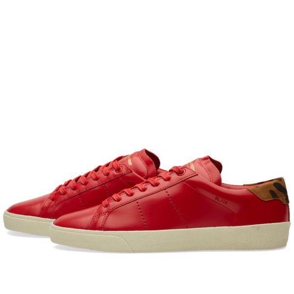 saint laurent red sneakers